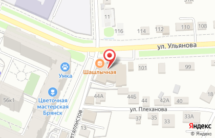 Касса Взаимопомощи Июль на улице Ульянова, 103а на карте