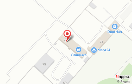 Магазин Славянка в Красноярске на карте