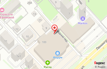 Кафе-кулинария Фуд Сити на Ленинградской улице, 100 на карте