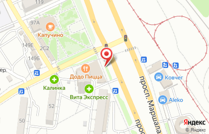 Цветочная лавка в Дзержинском районе на карте