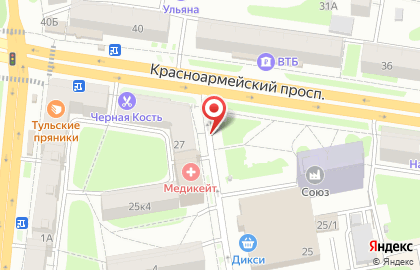 Территориальное Управление по Советскому району, Администрация г. Тулы на карте