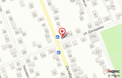 Магазин Мясо & Молоко на Октябрьской улице на карте