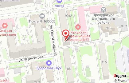Участковый пункт полиции на улице Ольги Жилиной на карте