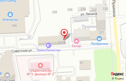 Сеть технического обслуживания Пентагон на улице Ленина на карте