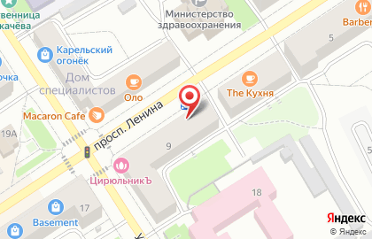 Магазин игрушек 38 попугаев на проспекте Ленина на карте