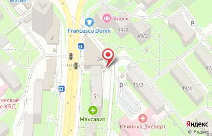 Киоск по продаже молочной продукции в Советском районе на карте