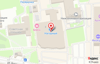 Нижегородская потешка на Советской улице на карте