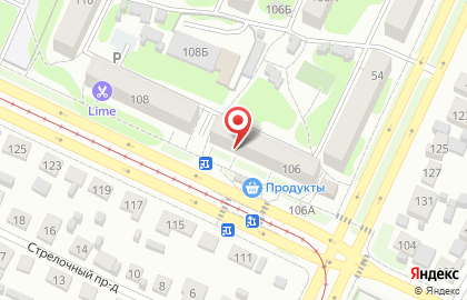 Салон-парикмахерская Очарование в Железнодорожном районе на карте