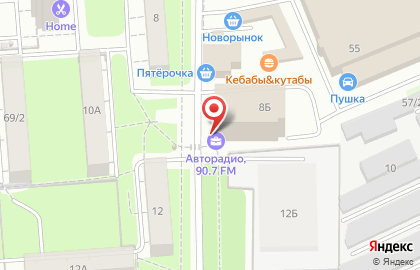 Пневматик в Мотовилихинском районе на карте