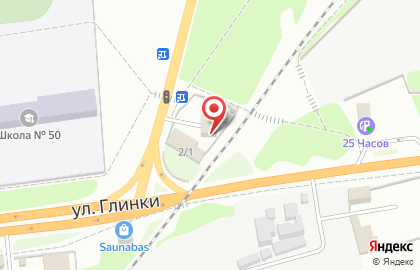 Автосервис FIT SERVICE на улице Глинки в Красноярске на карте