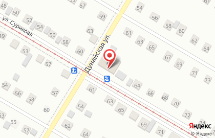Продовольственный магазин Наш на улице Сурикова на карте