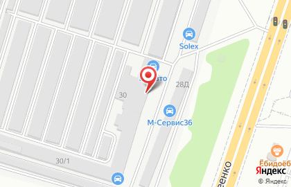 Автомагазин Титан на улице Антонова-Овсеенко на карте