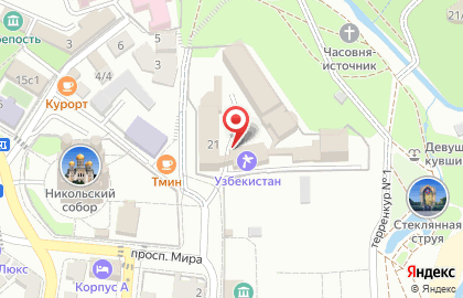 Санаторий Узбекистан на карте