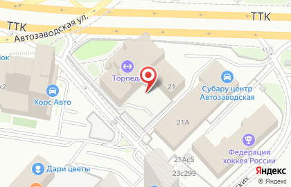 Тренажерный зал Торпедо на Автозаводской улице на карте