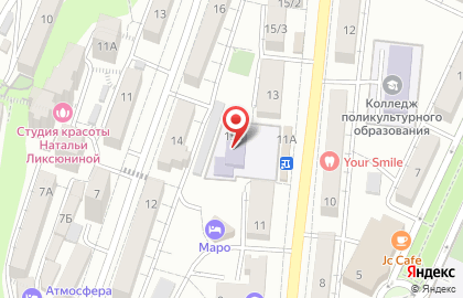 Детский сад №17 в Центральном районе на карте