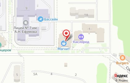 Гипермаркет Магнит в Ростове-на-Дону на карте