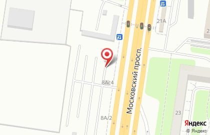 Автостоянка на Московском проспекте, 8а ст4 на карте