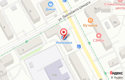 ЗАО Банкомат, МКБ Москомприватбанк на улице Лейтенанта Шмидта на карте