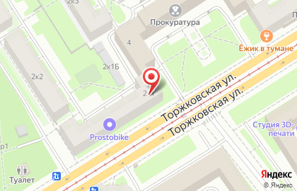 ЦАВС, ОАО Центральное агентство воздушных сообщений на Торжковской улице на карте