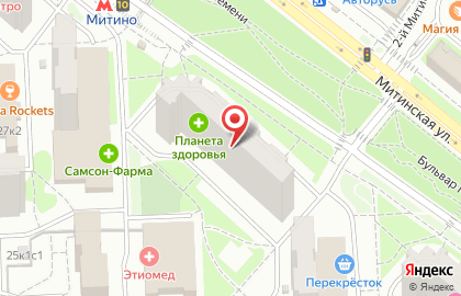 Юридическая консультация Юрисконсульт на Митинской улице на карте