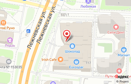 Универсальная мастерская на Лежневской улице на карте