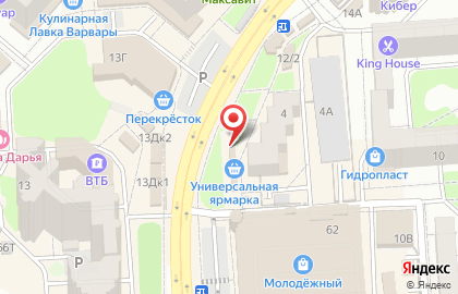 Киоск по продаже фруктов и овощей в Воронеже на карте