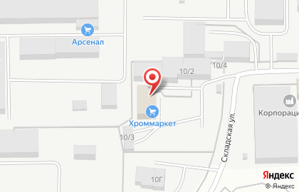 Торгово-производственная компания Хроммаркет на карте