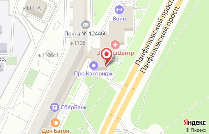 Магазин мебели в Москве на карте