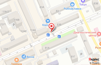 Магазин бытовой химии Чистюля на улице Маяковского на карте