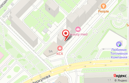 Магазин эротических товаров Мир любви в Октябрьском районе на карте