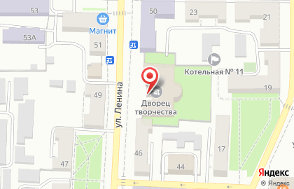 Детская библиотека №7 на улице Ленина на карте