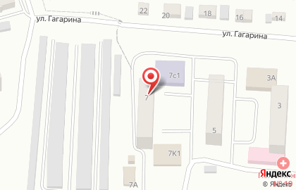 Продуктовый магазин Славянский на улице Гагарина на карте