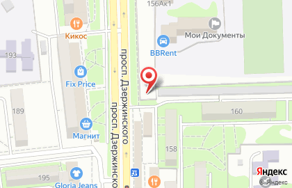 Автосалон Автоград на проспекте Дзержинского на карте