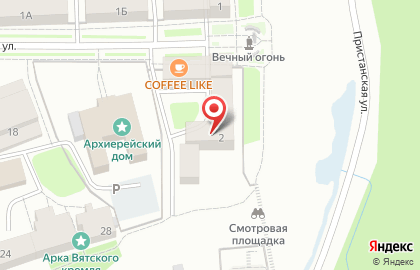 Магазин продуктов на Московской улице на карте