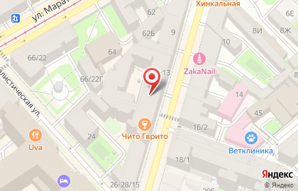Невская Кошка на карте