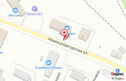 Компания Онежский Трактор на Новосулажгорской улице на карте