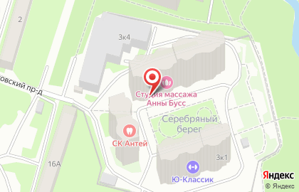 Салон тайского массажа и СПА Тайрай в Москве на карте