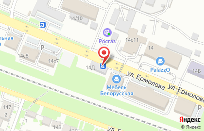 Торговая компания Окна БЕРТА на улице Ермолова на карте