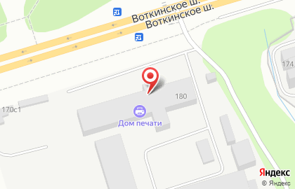 Магазин-ателье форменной одежды Кобра на Воткинском шоссе на карте