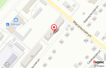 Комплексный центр социального обслуживания населения г. Кемерово на Барнаульской улице на карте