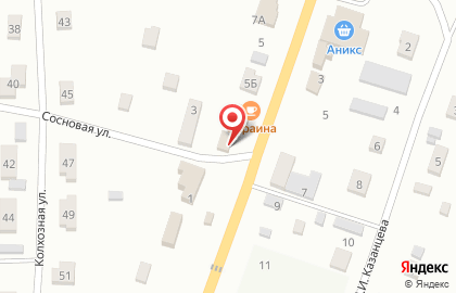 Продовольственный магазин Красный на карте