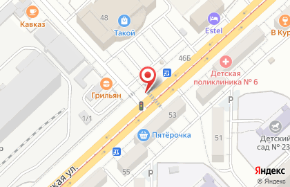Киоск по продаже цветов на Рабоче-Крестьянской улице на карте