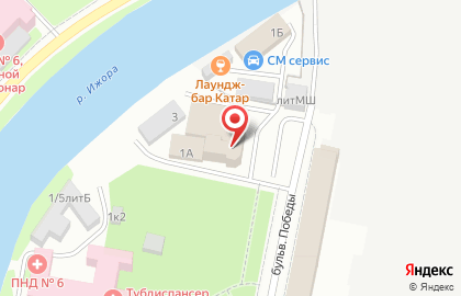 Продуктовый магазин в Санкт-Петербурге на карте