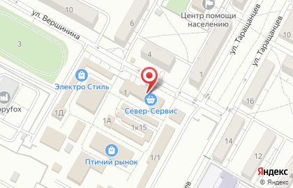 Торгово-сервисная компания СВН в Краснооктябрьском районе на карте