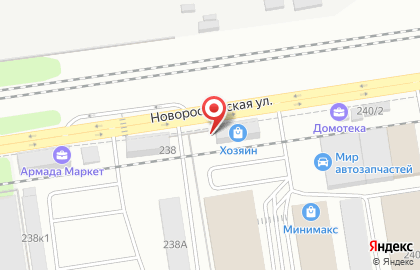 Официальный дистрибьютор KMEW Каркас.РУ на Новороссийской улице на карте