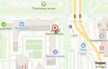 Магазин канцтоваров Канцпарк на улице Братьев Кашириных на карте