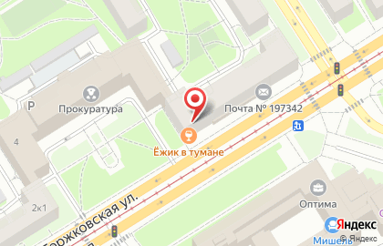 Продовольственный магазин на Торжковской улице на карте
