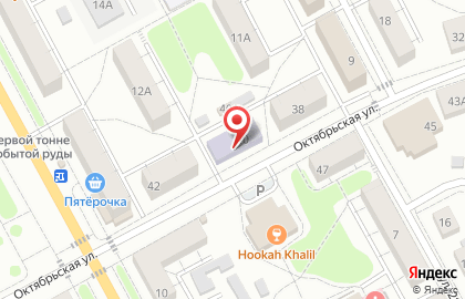 Централизованная библиотечная система на Октябрьской улице на карте