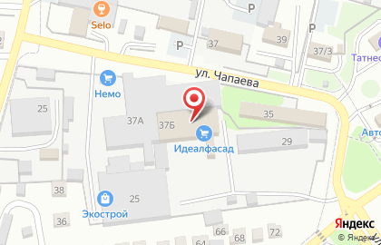 Транспортная компания GTD на улице Чапаева на карте