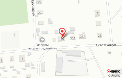Кондольский эксплуатационный газовый участок на карте